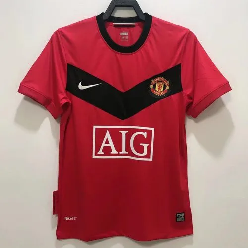 2009-2010 Man Utd Home Retro Soccer Jersey