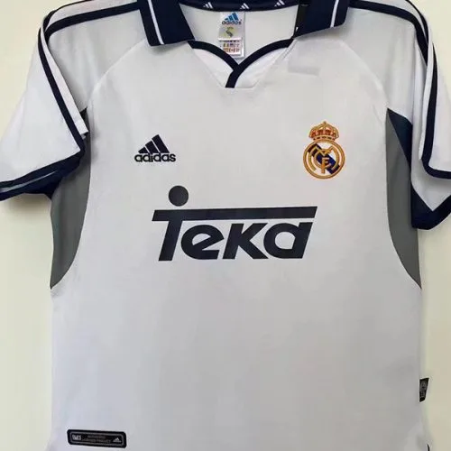 2000-2001 RMA Home Retro Soccer Jersey