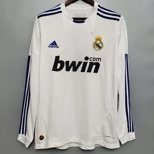 2010-2011 RMA Home Long Sleeve Retro Soccer Jersey