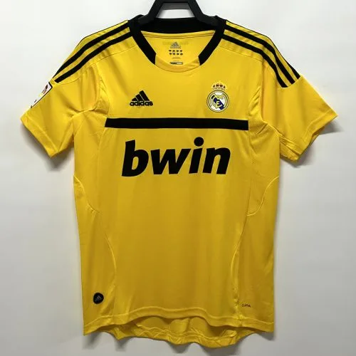 2011-2012 RMA Yellow GoalKeeper Retro Soccer Jersey