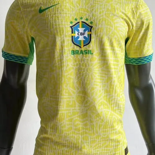 24-25 Brazil Home Player Version Soccer Jersey