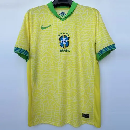 24-25 Brazil Home Fans Soccer Jersey