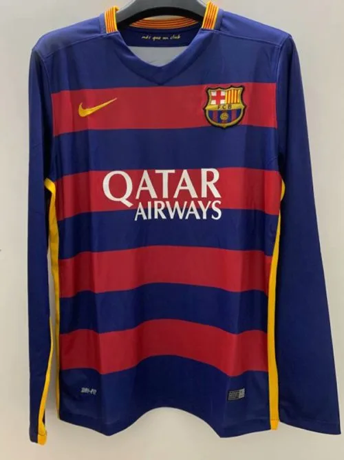 2015-2016 BAR Home Long Sleeve Retro Soccer Jersey