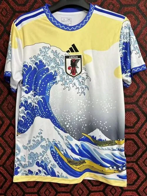 23-24 Japan Yellow & Blue Special Edition Fans Soccer Jersey