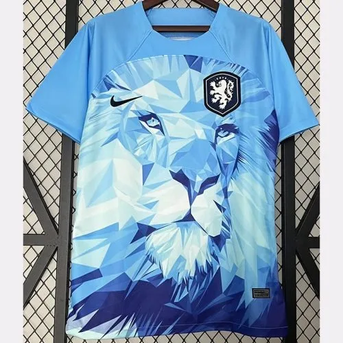 2024 Netherlands Blue Special Edition Fans Soccer Jersey