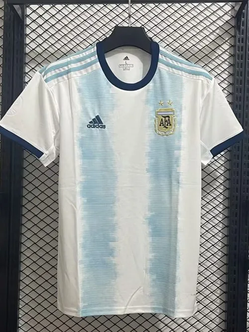 2019  Argentina Home Retro Soccer Jersey