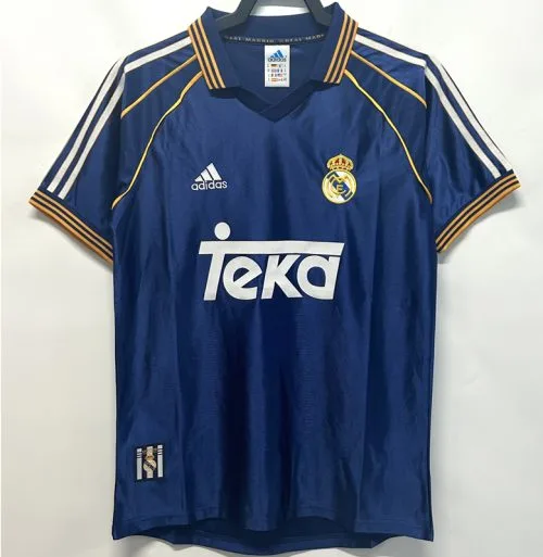 1998-1999 RMA Away Retro Soccer Jersey