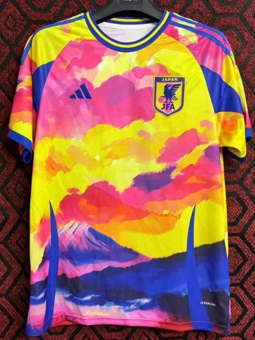 2024 Japan Yellow blue Special Edition Fans Soccer Jersey