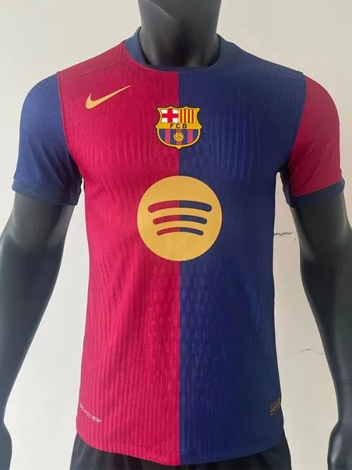 24-25 BAR Home Player Version Soccer Jersey