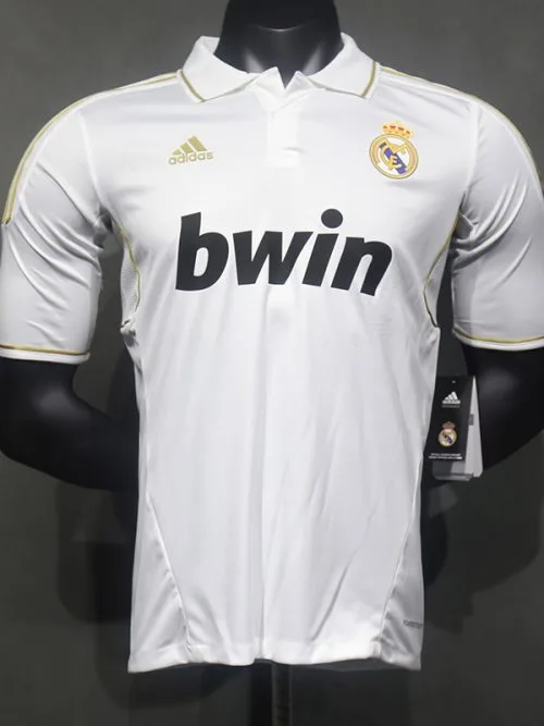 2011-2012 RMA Home Player Version  Retro  Soccer Jersey