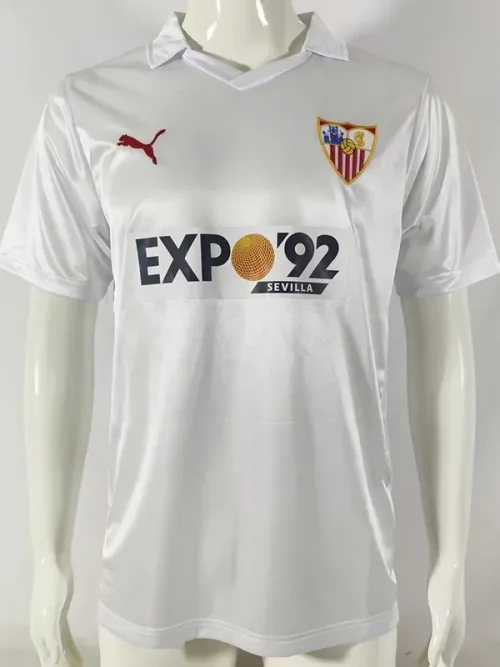 1987-1990 Sevilla Home Retro Soccer Jersey