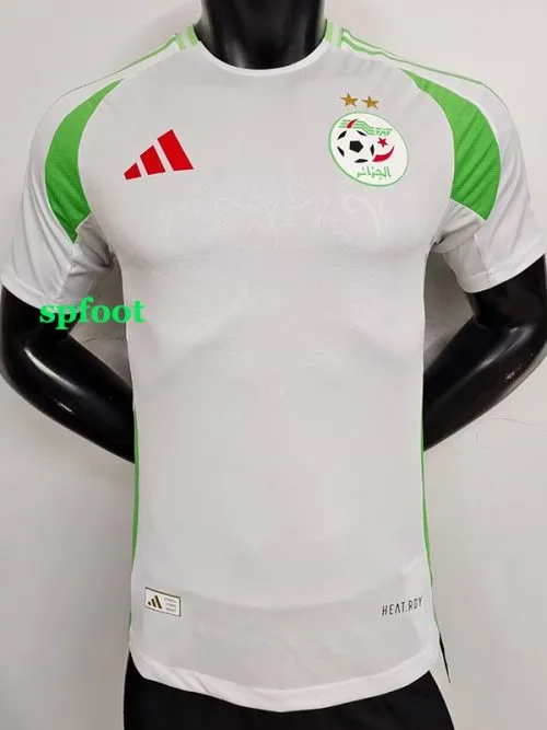 24-25 Algeria Home Player Version Soccer Jersey