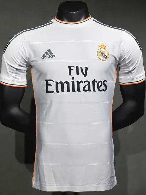 2013-2014 RMA Home Player Version  Retro Soccer Jersey
