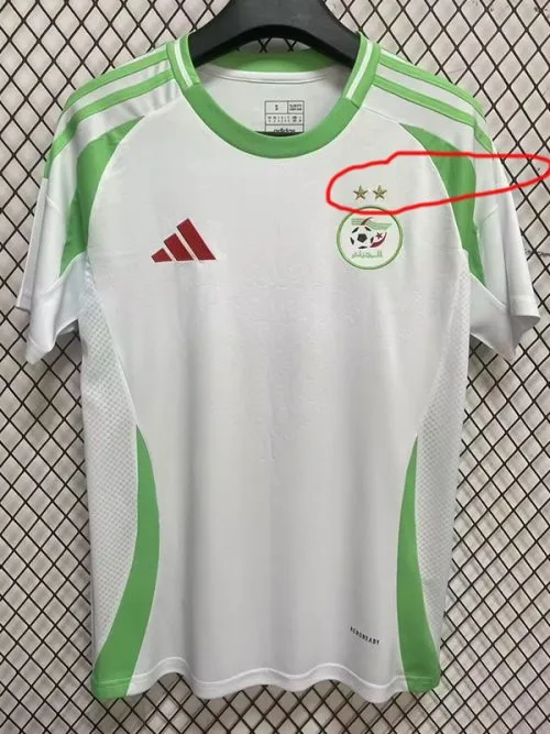 24-25 Algeria Home 2 Stars Fans Soccer Jersey