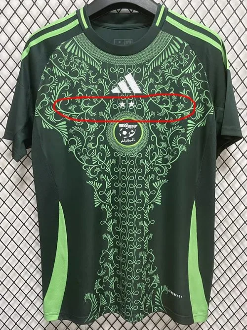 24-25 Algeria Away 2 Stars Fans Soccer Jersey