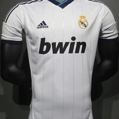 2012-2013 RMA Home Player Version  Retro Soccer Jersey