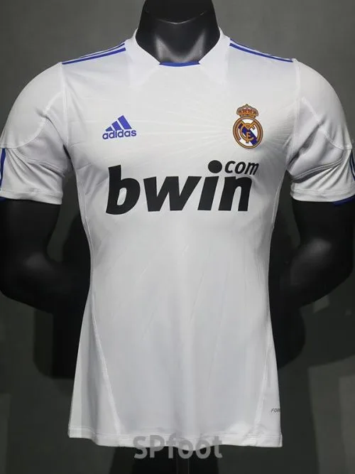 2010-2011 RMA Home Player Version  Retro Soccer Jersey