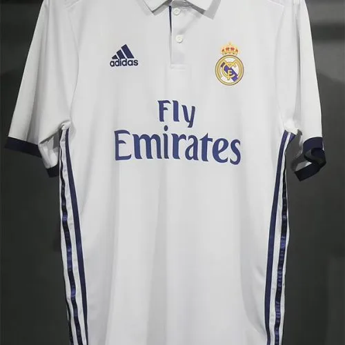 2016-2017 RMA Home Player Version  Retro Soccer Jersey