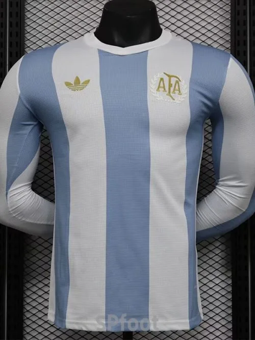 24-25 Argentina 50th Anniversary Long Sleeve Player Version Soccer Jersey