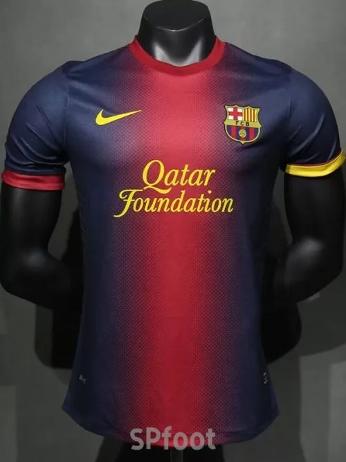 2012-2013 BAR Home Player Version  Retro Soccer Jersey