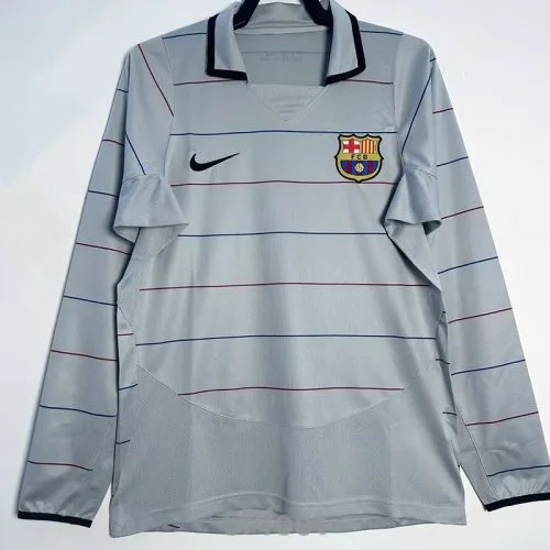 2003-2004 BAR Away Long Sleeve Retro Soccer Jersey