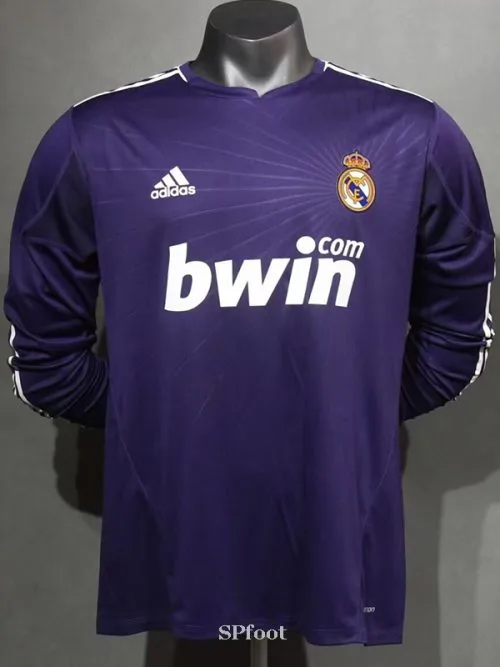 2010-2011 RMA Third Player Version  Long Sleeve Retro Soccer Jersey