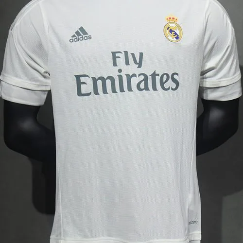 2015-2016 RMA Home Player Version  Retro Soccer Jersey