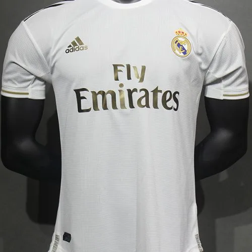 2019-2020 RMA Home Player Version  Retro Soccer Jersey
