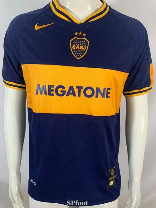 2006-2007 Boca Juniors Home Retro Soccer Jersey