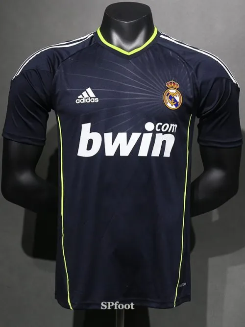 2010-2011 RMA Away Player Version  Retro Soccer Jersey