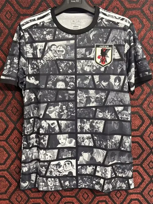 24-25 Japan Anime Edition Grey Fans Soccer Jersey (A)