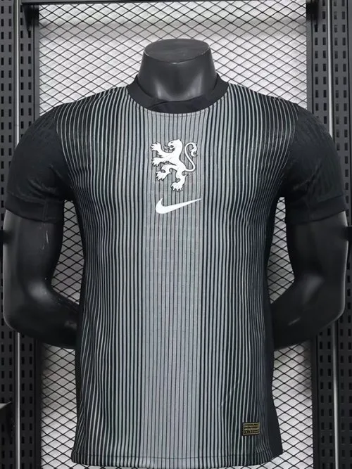2025 Netherlands Black Special Edition Player Version Soccer Jersey