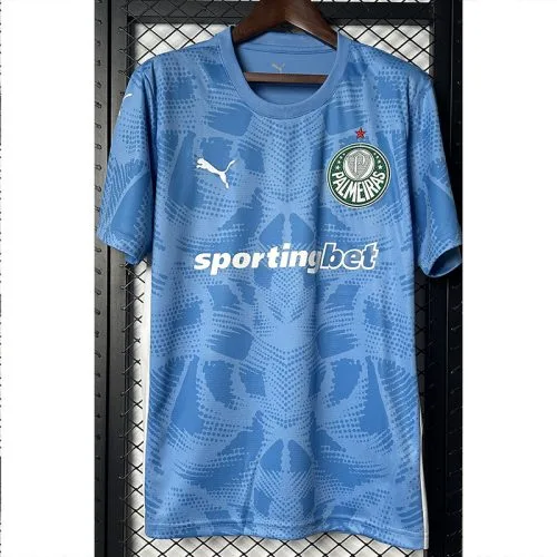 25-26 Palmeiras Blue Goalkeeper Soccer Jersey