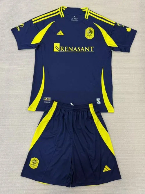 25-26 Nashville SC Away Kids Soccer Jersey