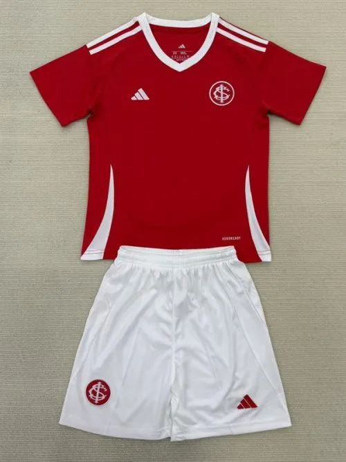 25-26 Internacional Home Kids Soccer Jersey