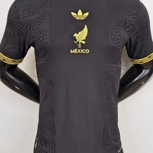 25-26 Mexico Gold Cup Black Player Version Soccer Jersey