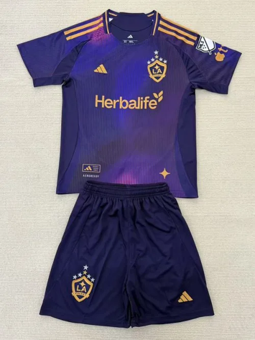 25-26 LA Galaxy Purple Away Kids Soccer Jersey