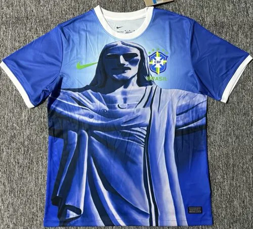 25-26 Brazil Blue Special Edition Fans Soccer Jersey