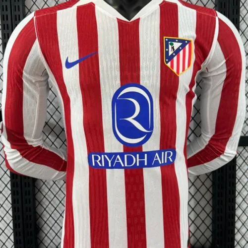 25-26 ATM Home Long Sleeve Player Version Soccer Jersey