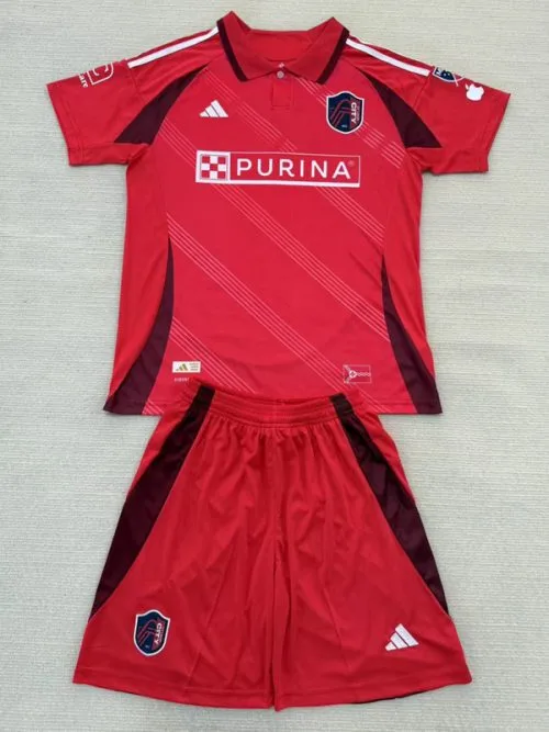 25-26 ST Louis City Home Kids Soccer Jersey