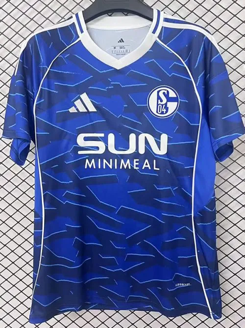 25-26 Schalke 04 Home Fans Soccer Jersey
