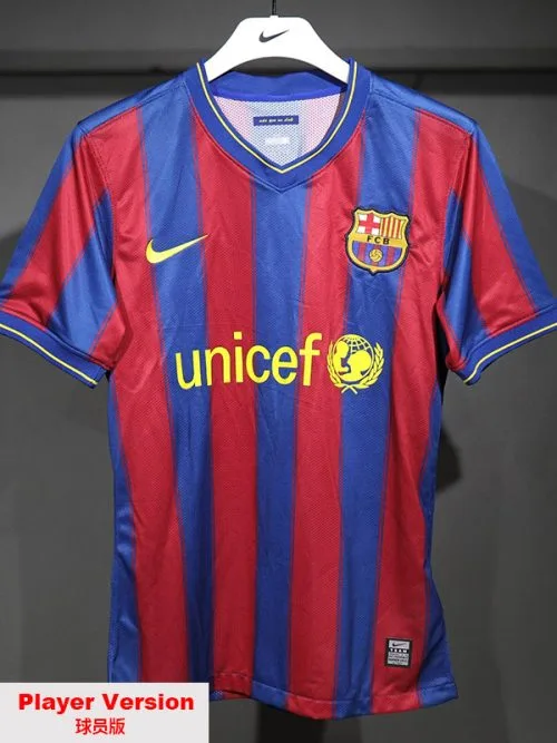 2009-2010 BAR Home Player Version  Retro Soccer Jersey