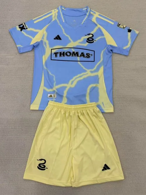 25-26 Philadelphia Union Home Kids Soccer Jersey