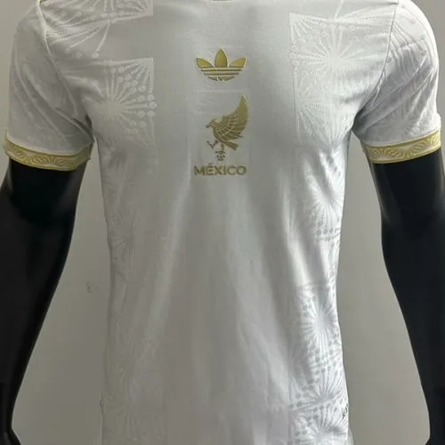 25-26 Mexico Gold Cup White Player Version Soccer Jersey