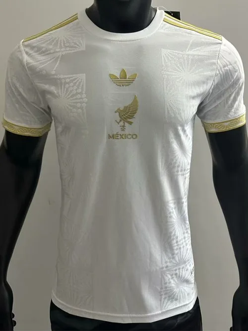25-26 Mexico Gold Cup White Player Version Soccer Jersey