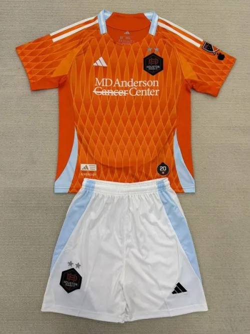 25-26 Houston Dynamo Home Kids Soccer Jersey