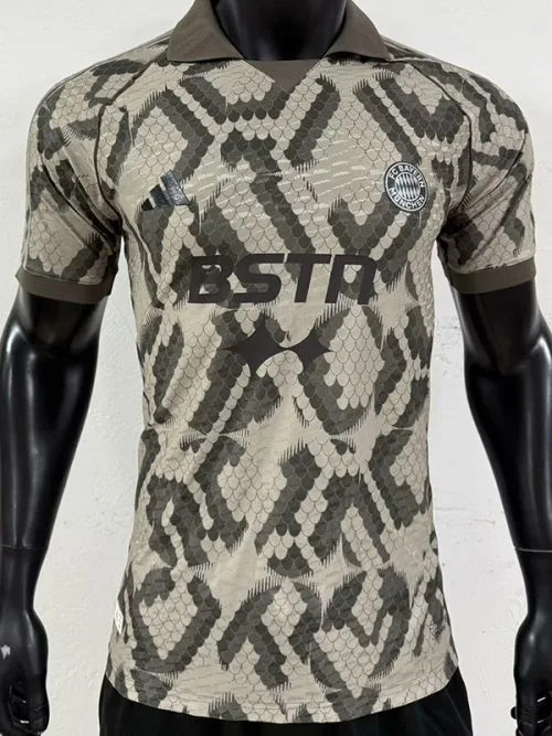 25-26 Bayern Grey Joint Edition Player Version Soccer Jersey