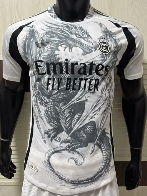 25-26 RMA White Special Edition Player Version Soccer Jersey