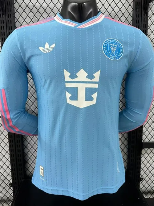25-26 Inter Miami Third Long Sleeve Player Version Soccer Jersey
