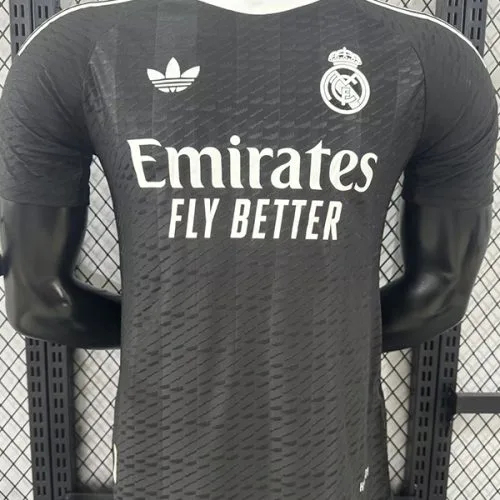 25-26 RMA Black GoalKeeper Player Version Soccer Jersey